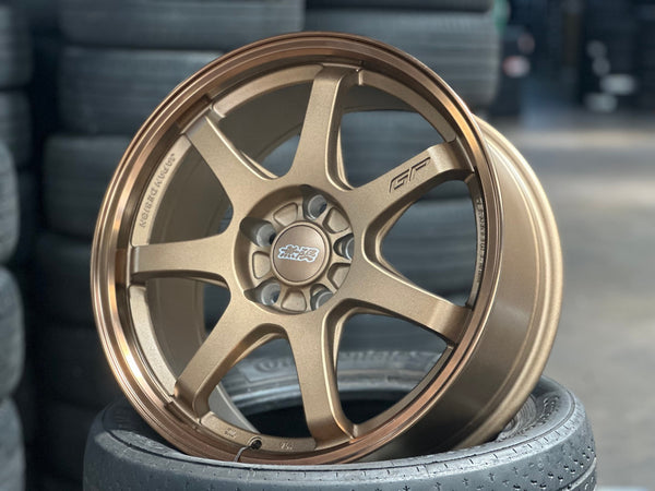 New 17X8 ET35 Mugen Design GP Rim (4 wheel) Matt Bronze 5X112