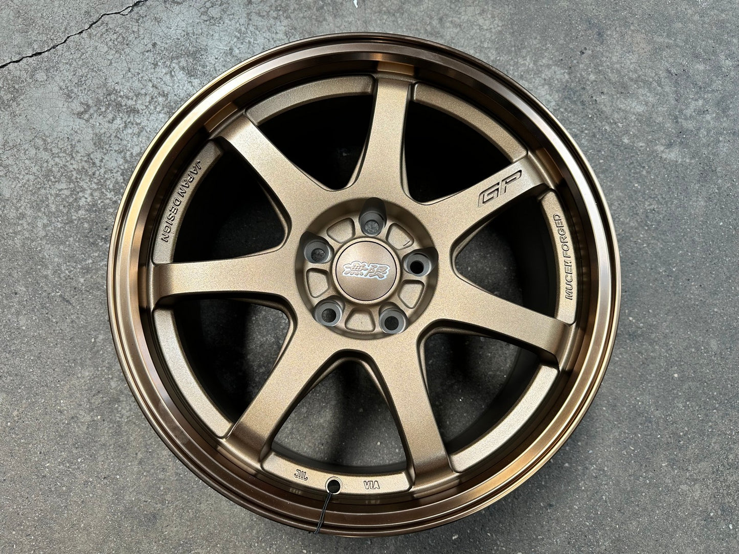 New 17X8 ET35 Mugen Design GP Rim (4 wheel) Matt Bronze 5X114.3
