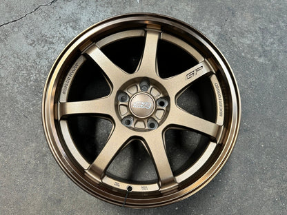 New 17X8 ET35 Mugen Design GP Rim (4 wheel) Matt Bronze 5X114.3