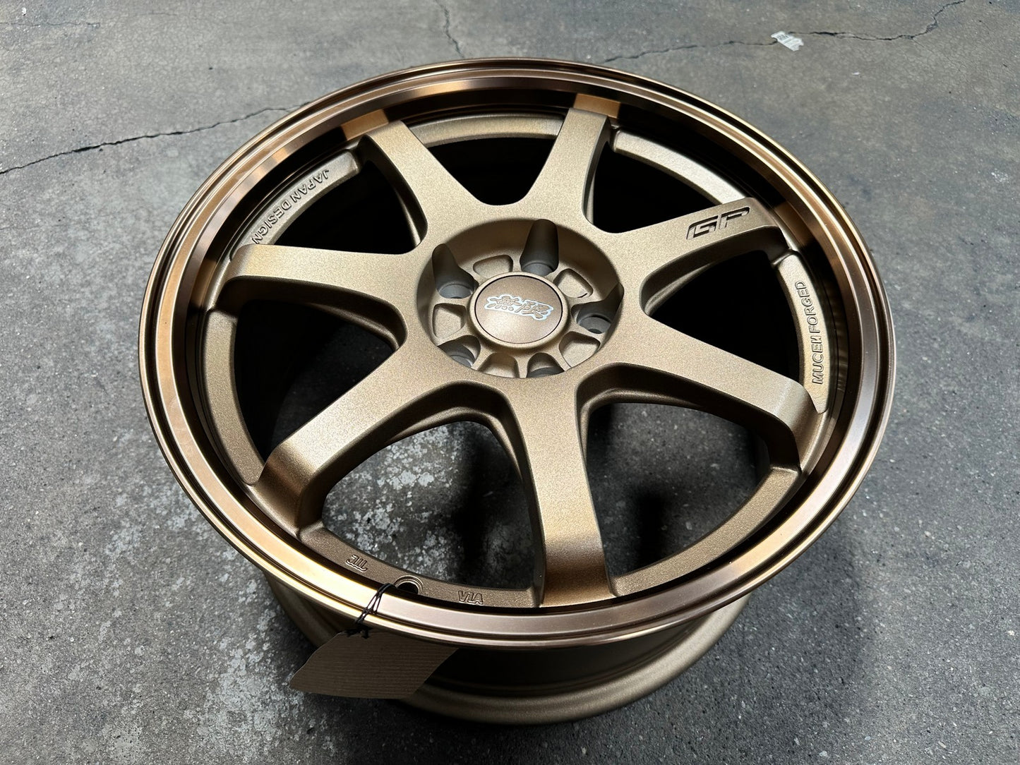 New 17X8 ET35 Mugen Design GP Rim (4 wheel) Matt Bronze 5X114.3