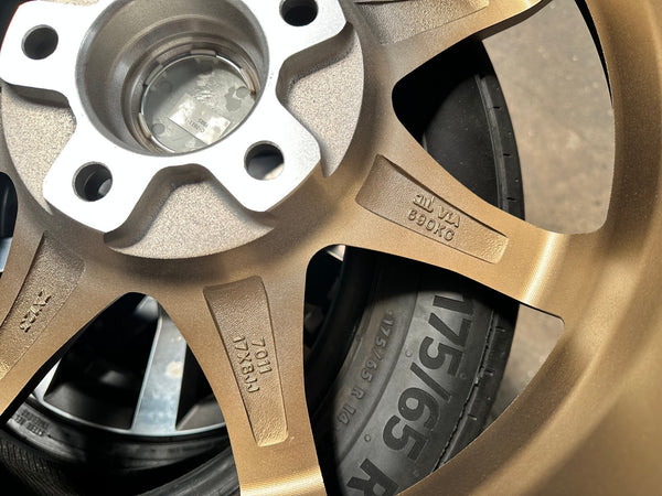 New 17X8 ET35 Mugen Design GP Rim (4 wheel) Matt Bronze 5X114.3