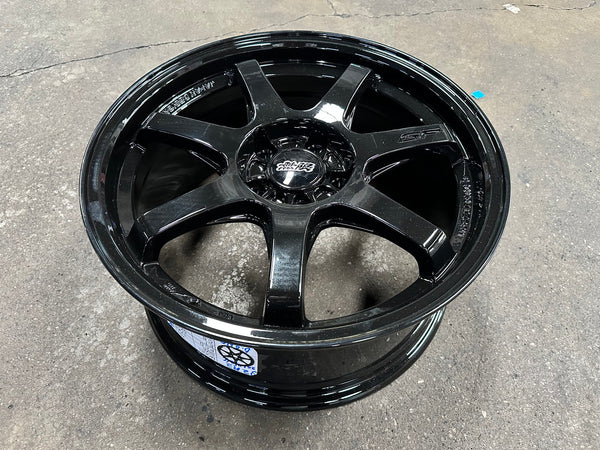New 17X8 ET35 Mugen Design GP Rim (4 wheel) Gloss Black 5X112
