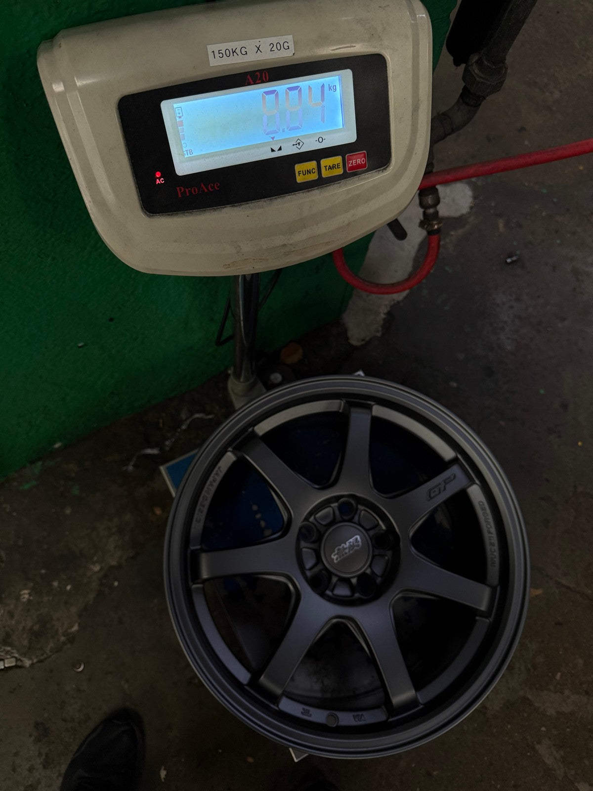 New 17X8 ET35 Mugen Design GP Rim (4 wheel) Matt Gunmetal 5X114.3