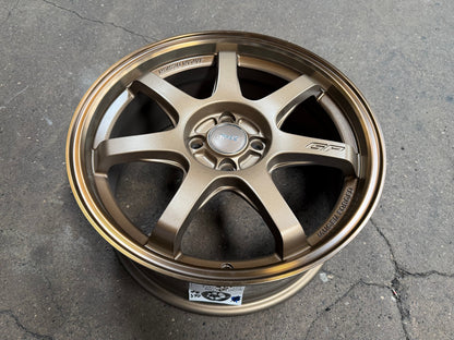 New 17X7.5 ET42 Mugen Design GP Rim (4 wheel) Matt Bronze 4X100
