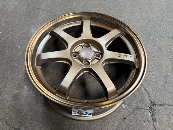 New 17X7.5 ET42 Mugen Design GP Rim (4 wheel) Matt Bronze 4X100
