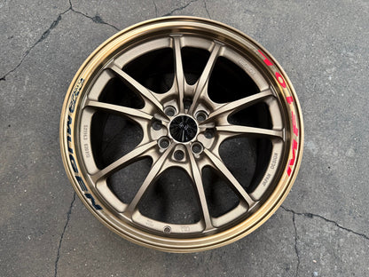 New 17X8 ET38 Mugen Design MF10 Rim (4 wheel) Matt Bronze 4X100