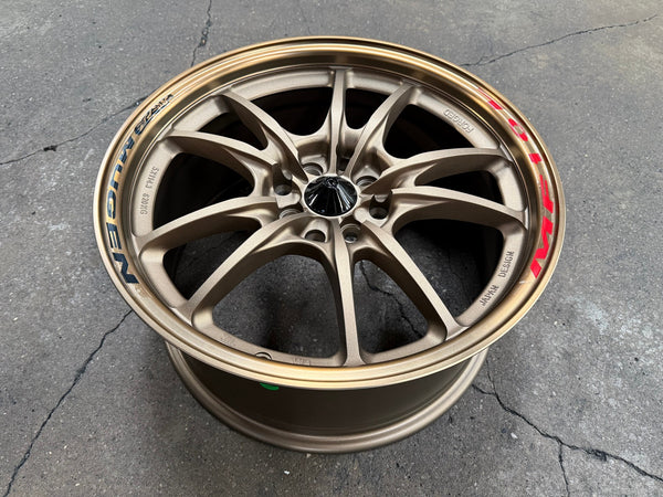 New 17X8 ET38 Mugen Design MF10 Rim (4 wheel) Matt Bronze 4X100