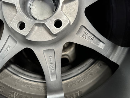 New 18X8.5 ET42 Mugen Design GP Rim (4 wheel) Matt Gunmetal 5X114.3