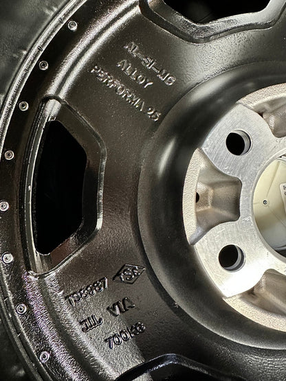 New 17X8 ET25 Mercedes Aero Classic Rim (4 wheel) Gloss Black 5X112