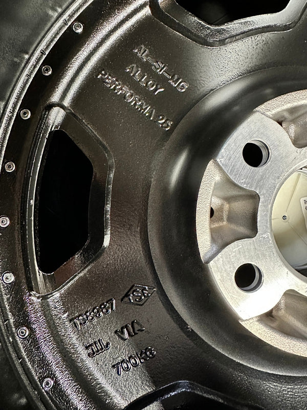 New 17X8 ET25 Mercedes Aero Classic Rim (4 wheel) Gloss Black 5X112