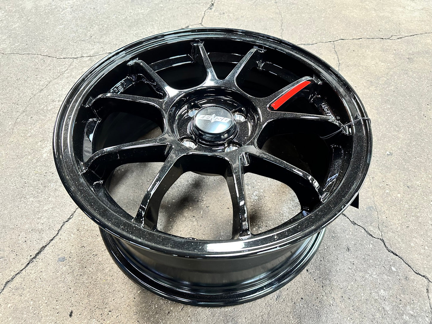 New 16X7 ET35 Lenso 95G Rim (4 wheel) Gloss Black 4X100