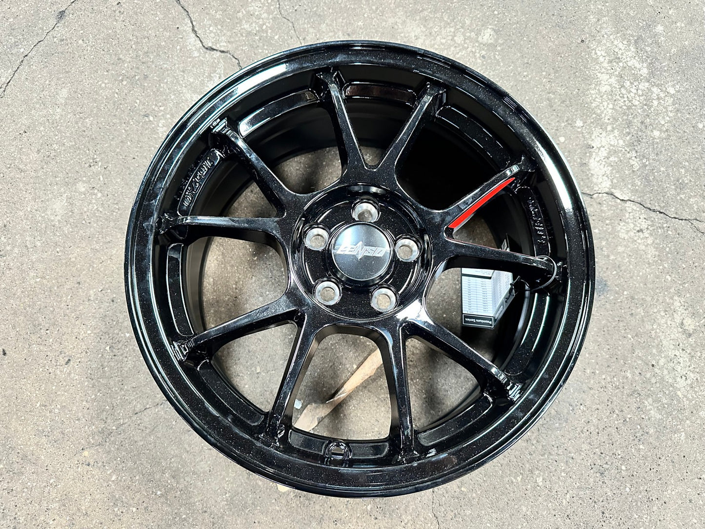 New 16X7 ET35 Lenso 95G Rim (4 wheel) Gloss Black 5X100