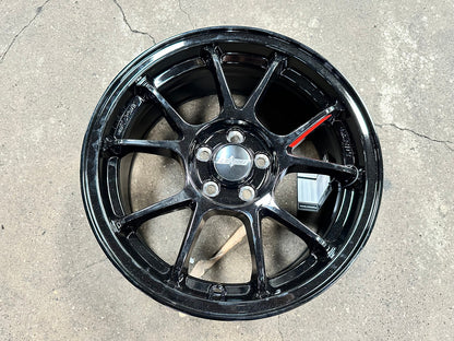 New 16X7 ET35 Lenso 95G Rim (4 wheel) Gloss Black 5X100