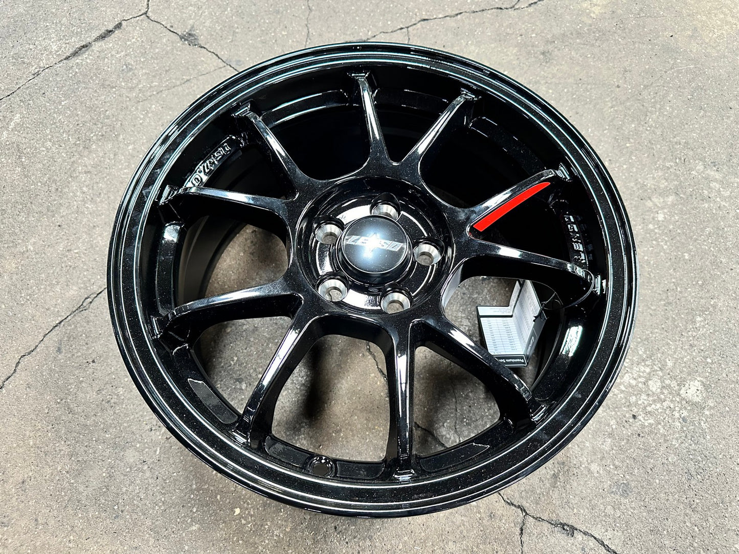 New 16X7 ET35 Lenso 95G Rim (4 wheel) Gloss Black 5X100