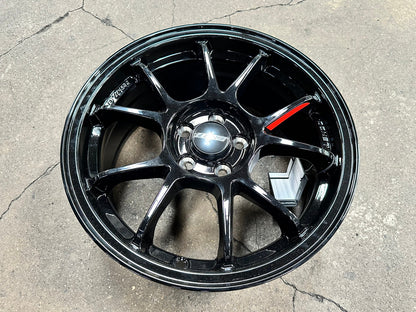 New 16X7 ET35 Lenso 95G Rim (4 wheel) Gloss Black 5X100