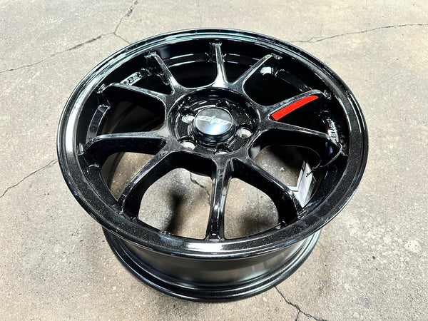 New 16X7 ET35 Lenso 95G Rim (4 wheel) Gloss Black 5X100