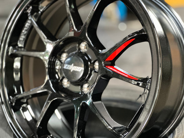 New 16X7 ET35 Lenso 95G Rim (4 wheel) Gloss Black 5X100