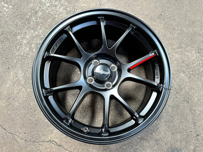New 17X7.5 ET35 Lenso 95G Rim (4 wheel) Matt Black 4X100