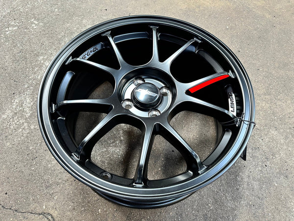 New 17X7.5 ET35 Lenso 95G Rim (4 wheel) Matt Black 4X100
