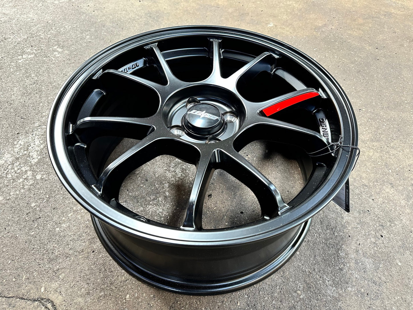 New 17X7.5 ET35 Lenso 95G Rim (4 wheel) Matt Black 4X100