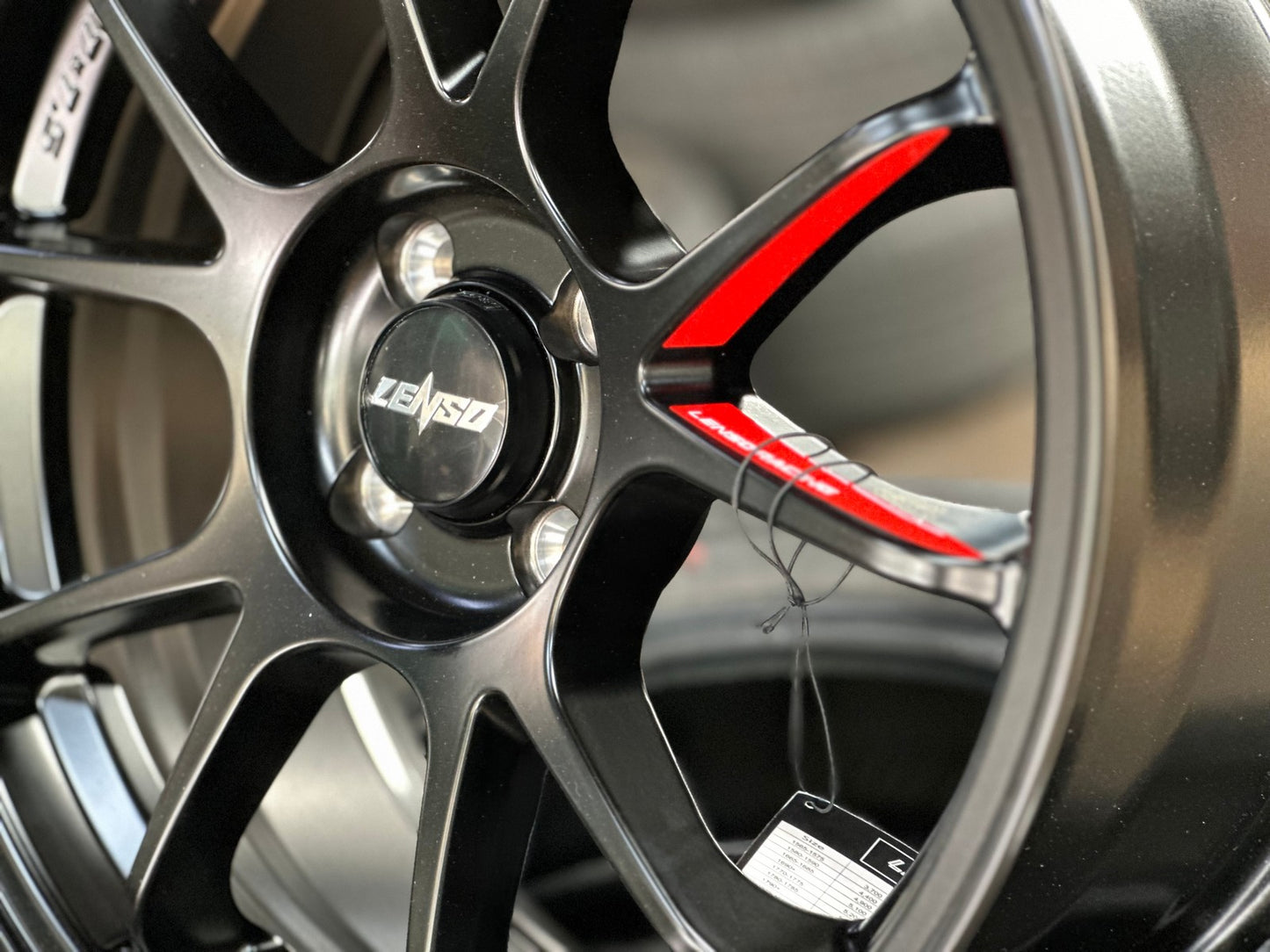 New 17X7.5 ET35 Lenso 95G Rim (4 wheel) Matt Black 4X100