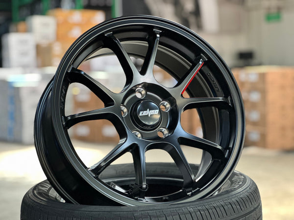 New 17X7.5 ET35 Lenso 95G Rim (4 wheel) Matt Black 5X114.3