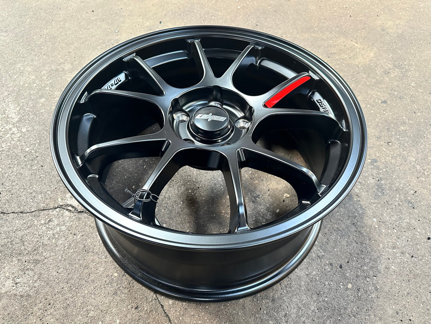 New 17X7.5 ET35 Lenso 95G Rim (4 wheel) Matt Black 5X114.3