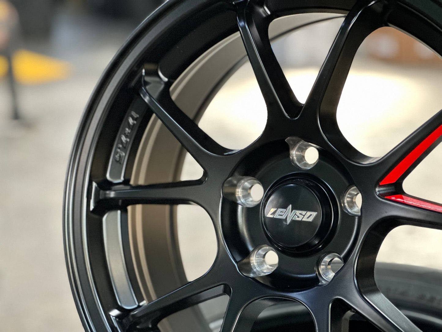 New 17X7.5 ET35 Lenso 95G Rim (4 wheel) Matt Black 5X114.3