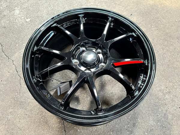New 17X7.5 ET35 Lenso 95G Rim (4 wheel) Gloss Black 5X114.3