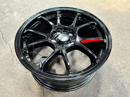 New 17X7.5 ET35 Lenso 95G Rim (4 wheel) Gloss Black 5X114.3