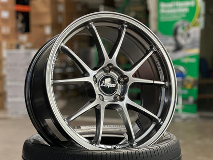 New 18X8.5 ET35 Lenso 95G Rim (4 wheel) Hyper Black 5X114.3