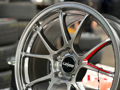 New 18X8.5 ET35 Lenso 95G Rim (4 wheel) Hyper Black 5X114.3