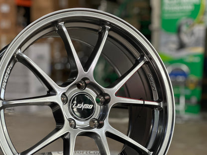 New 18X8.5 ET35 Lenso 95G Rim (4 wheel) Hyper Black 5X114.3