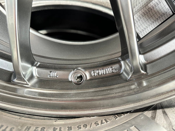 New 18X8.5 ET35 Lenso 95G Rim (4 wheel) Hyper Black 5X114.3