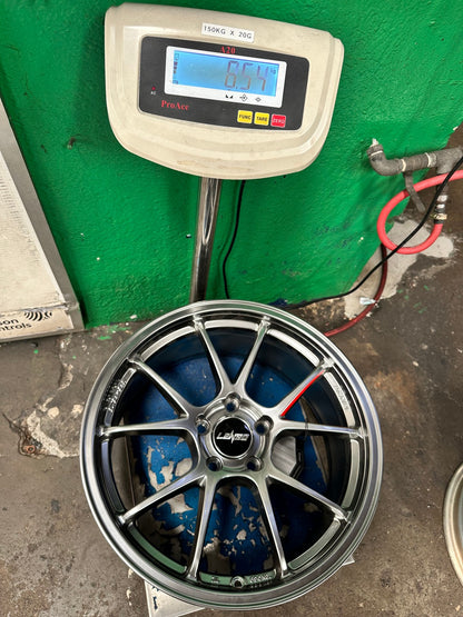 New 18X8.5 ET35 Lenso 95G Rim (4 wheel) Hyper Black 5X114.3