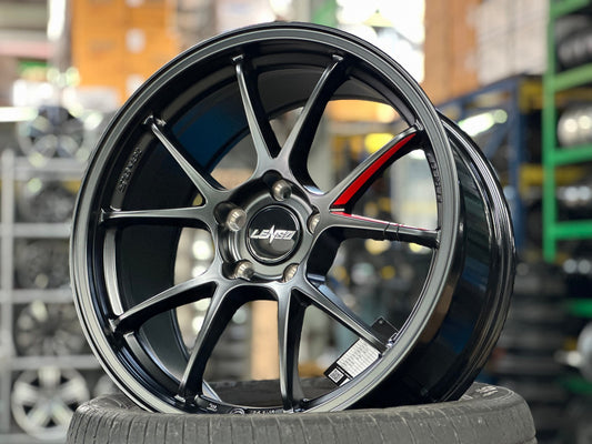 New 18X8.5 ET35 Lenso 95G Rim (4 wheel) Matt Black 5X114.3