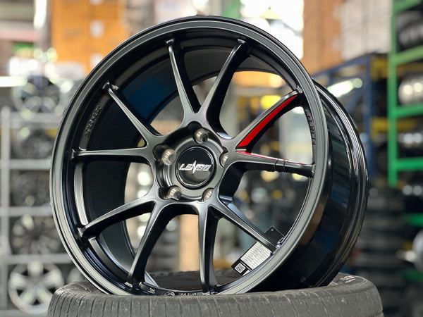 New 18X8.5 ET35 Lenso 95G Rim (4 wheel) Matt Black 5X114.3