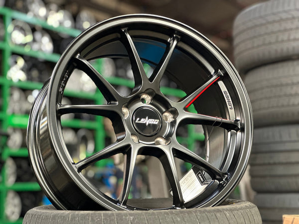 New 18X8.5 ET35 Lenso 95G Rim (4 wheel) Matt Black 5X114.3