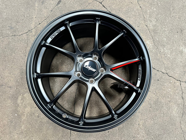 New 18X8.5 ET35 Lenso 95G Rim (4 wheel) Matt Black 5X114.3