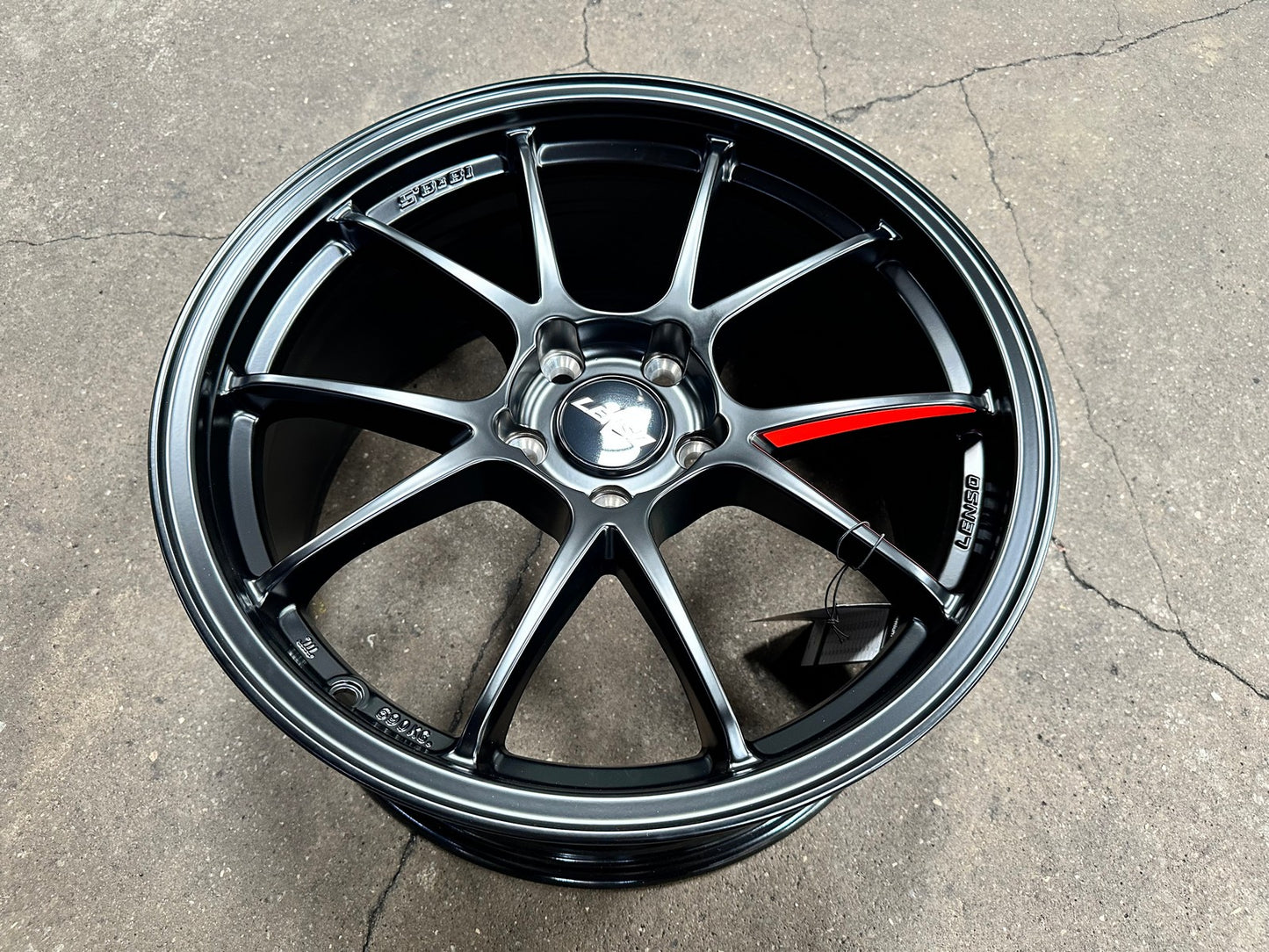 New 18X8.5 ET35 Lenso 95G Rim (4 wheel) Matt Black 5X114.3