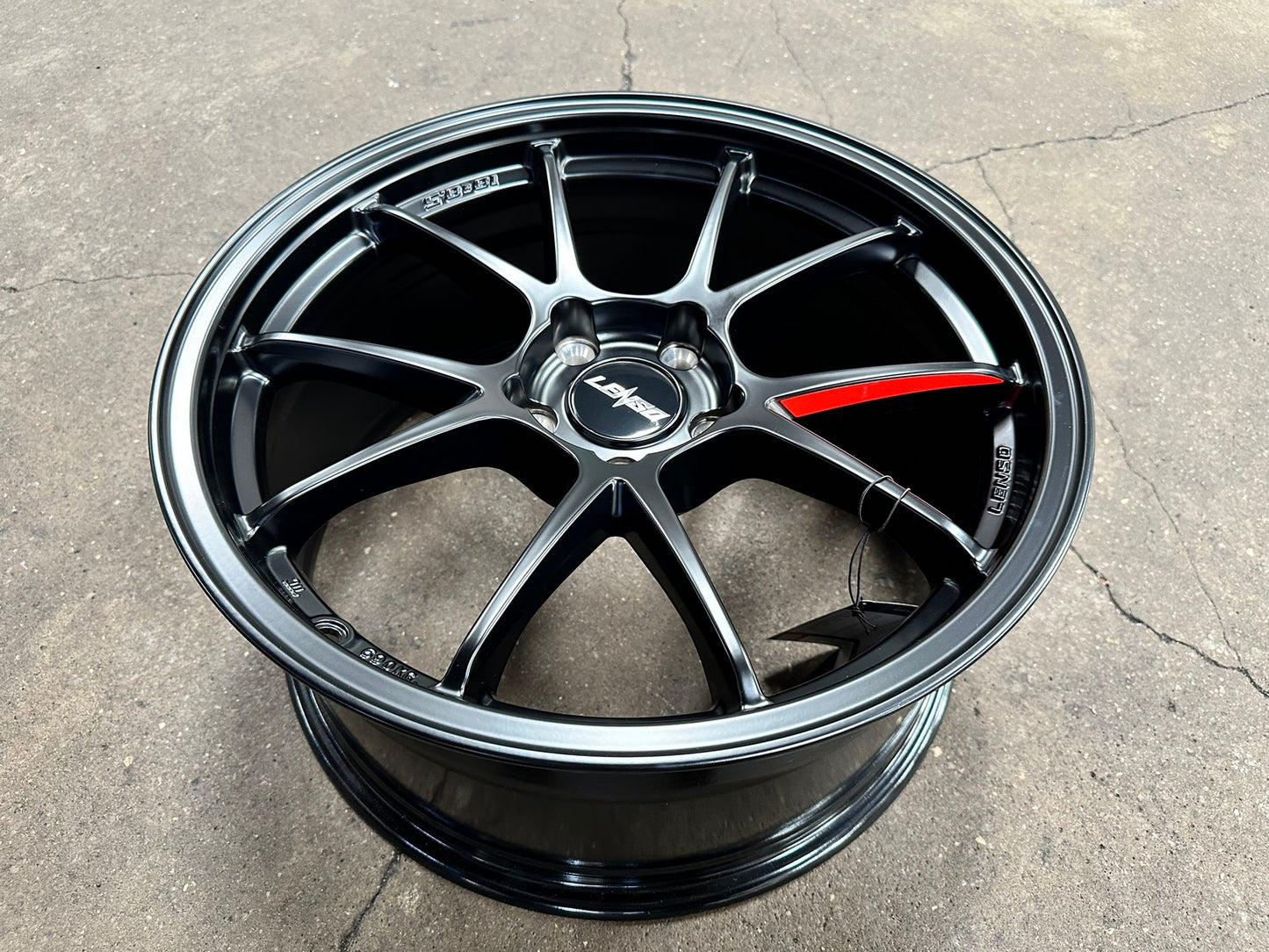 New 18X8.5 ET35 Lenso 95G Rim (4 wheel) Matt Black 5X114.3