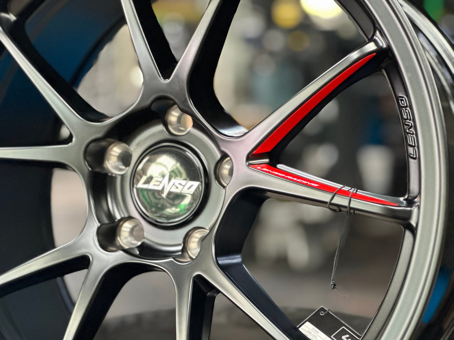 New 18X8.5 ET35 Lenso 95G Rim (4 wheel) Matt Black 5X114.3