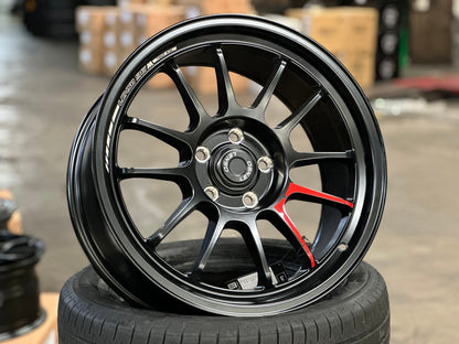 New 18X8.5 ET35 Lenso 96M Rim (4 wheel) Matt Black 5X114.3