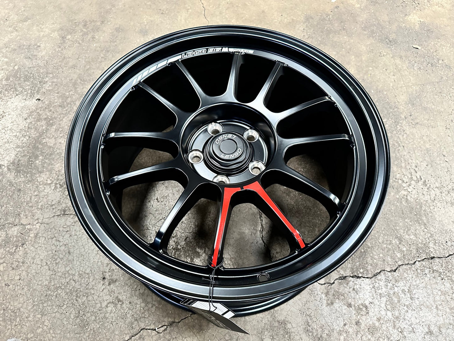 New 18X8.5 ET35 Lenso 96M Rim (4 wheel) Matt Black 5X114.3