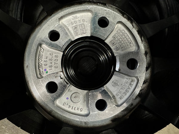 New 18X8.5 ET35 Lenso 96M Rim (4 wheel) Matt Black 5X114.3