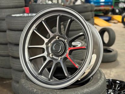 New 18X9.5 ET25 Lenso 96M Rim (4 wheel) Matt Gunmetal 6X139.7