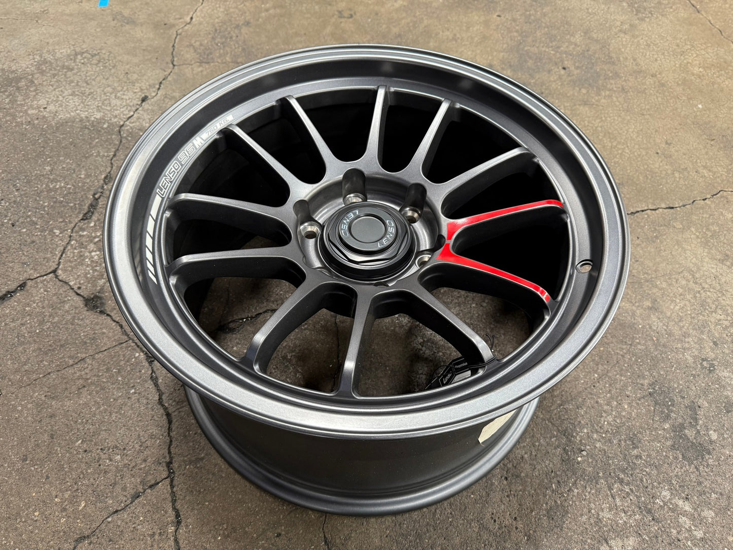 New 18X9.5 ET25 Lenso 96M Rim (4 wheel) Matt Gunmetal 6X139.7