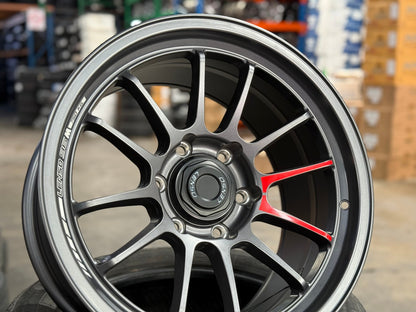 New 18X9.5 ET25 Lenso 96M Rim (4 wheel) Matt Gunmetal 6X139.7