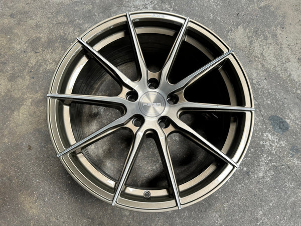 New 18X8.5 ET43 Asga A01 Rim (4 wheel) Gloss Bronze 5X112