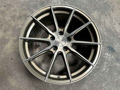 New 18X8.5 ET43 Asga A01 Rim (4 wheel) Gloss Bronze 5X114.3